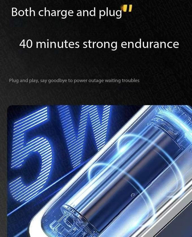 Silver Professional Cordless Hair Clippers - USB Rechargeable Trimmer with LED Display for Barbers & Home Grooming - Image 4