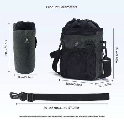 Multi-Functional Dog Training Pouch - Hands-Free Treat & Kibble Bag with Poop Bag Dispenser - Image 4