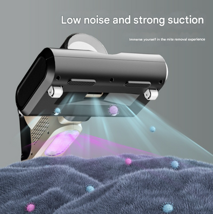 Khaki High-Power Wireless UV Sterilization Mite Removal Vacuum Cleaner - Powerful Suction and Deep Cleaning for Home Use - Image 4