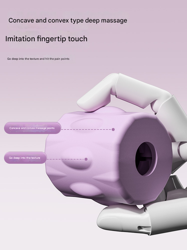 Purple Four-Row Bendable Massage Roller - Muscle Relaxation and Sensory Integration Training for Children - Image 3