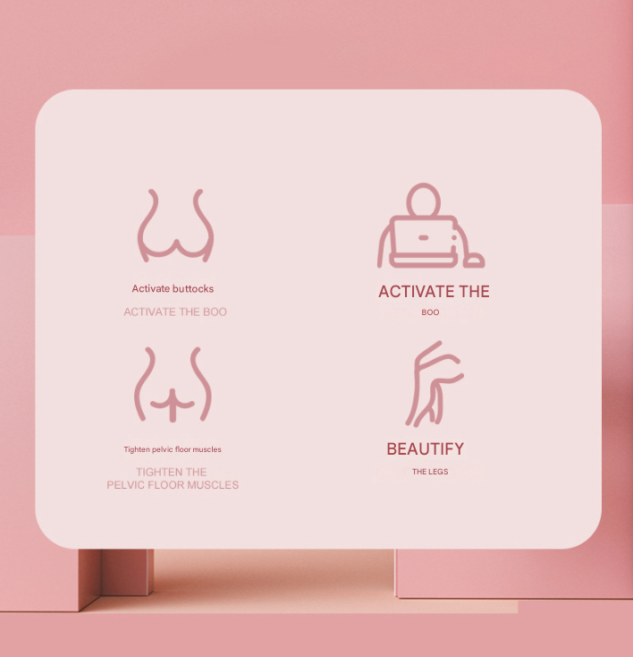 Pink Multi-functional Pelvic Floor Muscle Trainer - Postpartum Recovery and Leg Shaping Device - Image 6
