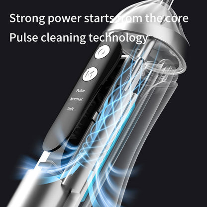 Pink Cordless Water Flosser & Oral Irrigator - Portable Teeth Cleaner with 3 Modes & 4 Jet Tips - Image 5