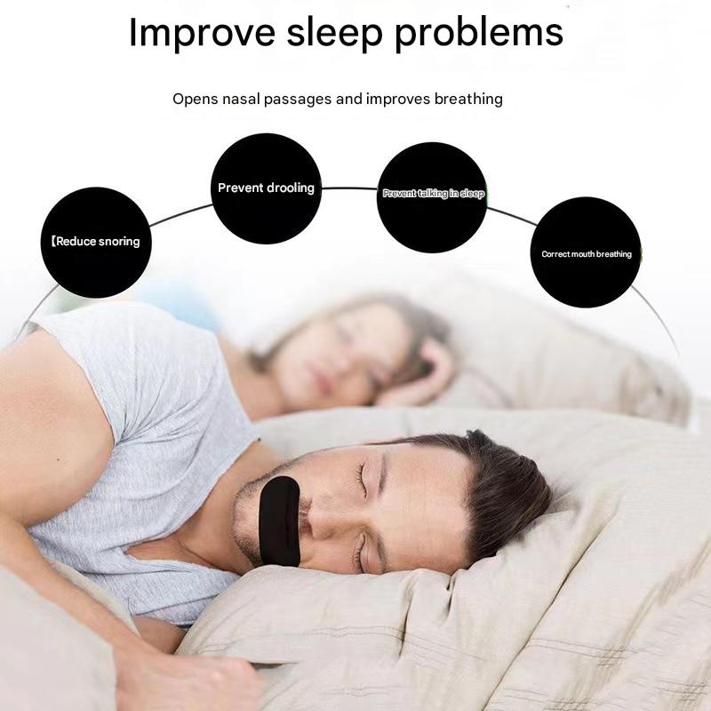 2-piece Premium Sleep Stop Snoring Strips - 30 pieces of breathable, skin-friendly tape for snoring relief, correcting mouth breathing and improving sleep - Image 2