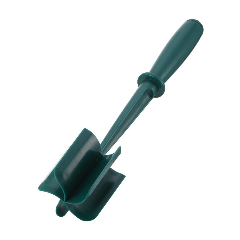 3-pieces Green Premium Heat Resistant Meat Chopper - Ground Meat Masher Utensil for Hamburger & Non-Stick Pans