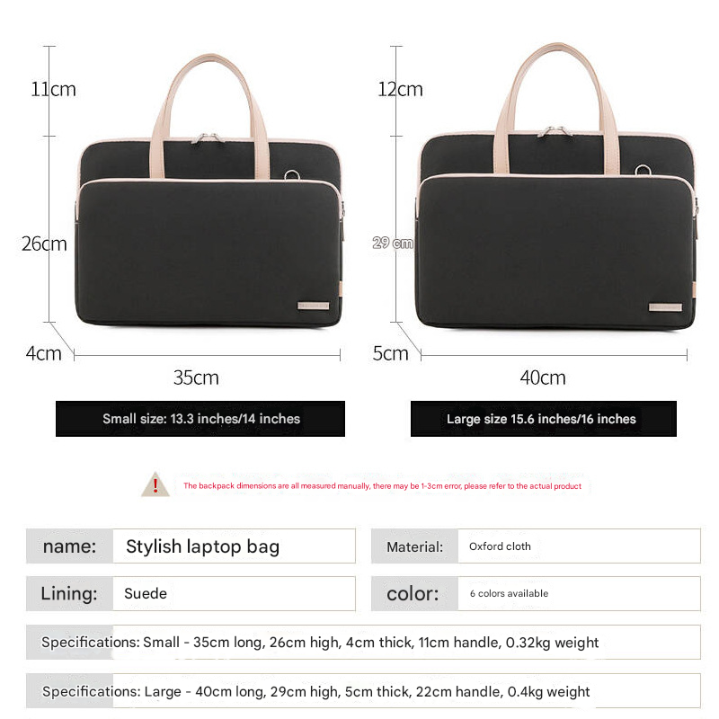 Grey Chic Padded Laptop Bag for 15.6-Inch Notebooks - Versatile Shoulder Briefcase with Trolley Strap - Image 4