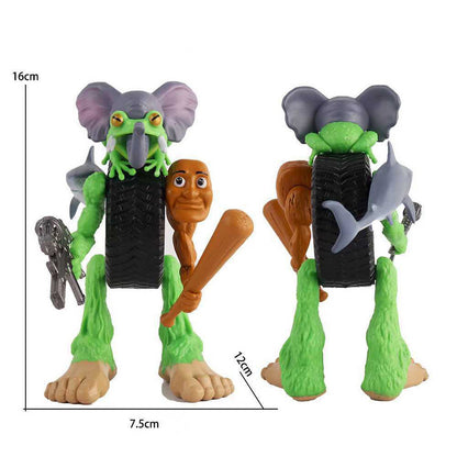 Whimsical Creature & Monster Figurine Collection - Set of Bizarre PVC Mini Toys for Desk Decor - Image 2
