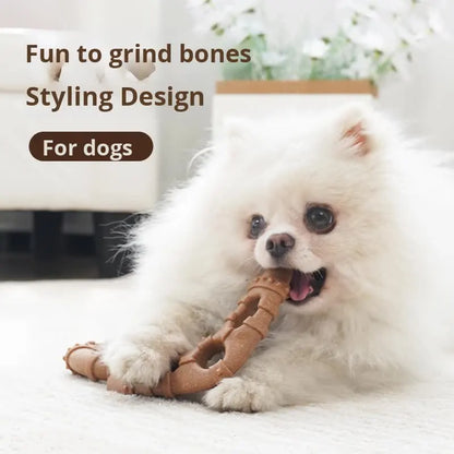 Dart-shaped Durable Dog Chew Toy for Dental Health - Tough, Non-Toxic Teething Bone for Small & Medium Dogs - Image 3