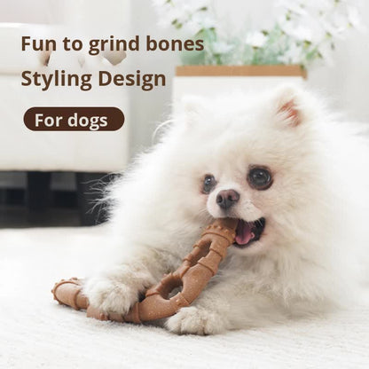 Trigeminal bone Durable Dog Chew Toy for Dental Health - Tough, Non-Toxic Teething Bone for Small & Medium Dogs - Image 3