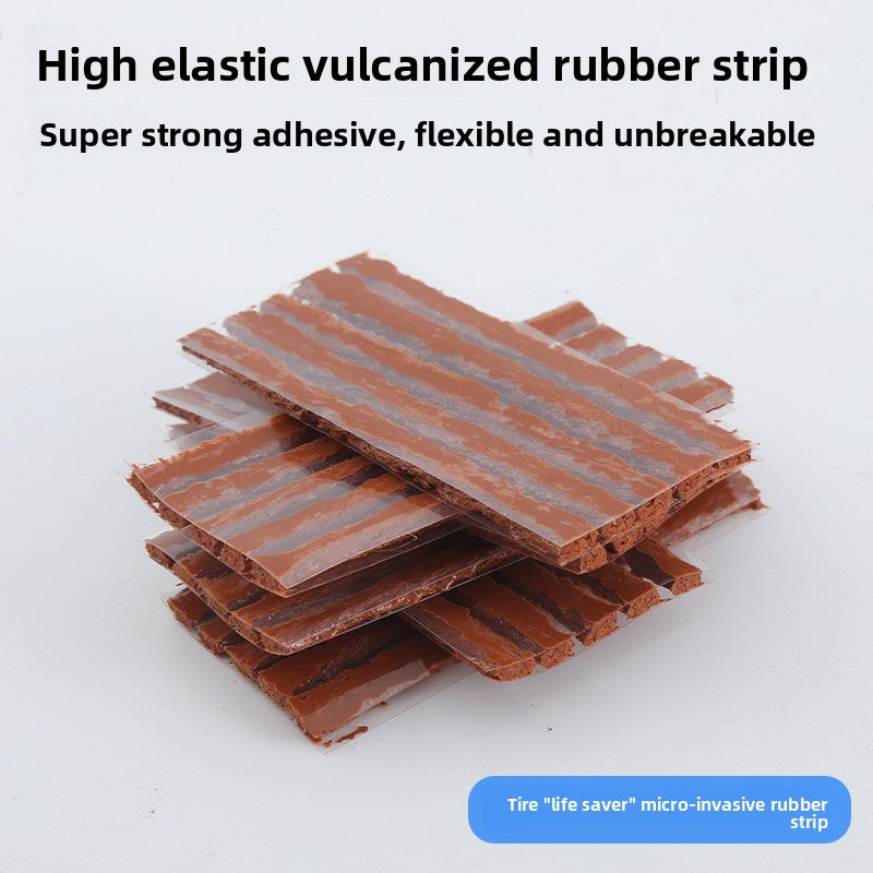 A 58-piece set Blue Heavy-Duty Tubeless Tyre Repair Kit - Emergency Puncture Plug Set for Cars, Motorcycles & ATVs - Image 3