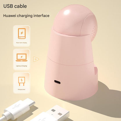 Two Mini Portable UV/LED Nail Lamp - Fast Curing, Adjustable Angle, 60s Timer, USB Rechargeable(white) - Image 2