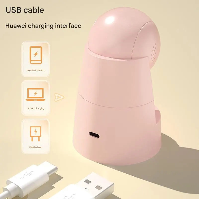 Two Mini Portable UV/LED Nail Lamp - Fast Curing, Adjustable Angle, 60s Timer, USB Rechargeable(white) - Image 2