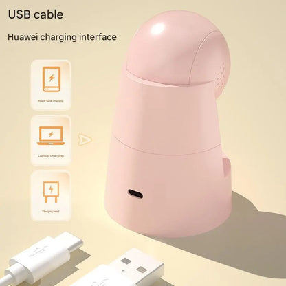 Two Mini Portable UV/LED Nail Lamp - Fast Curing, Adjustable Angle, 60s Timer, USB Rechargeable(white) - Image 2