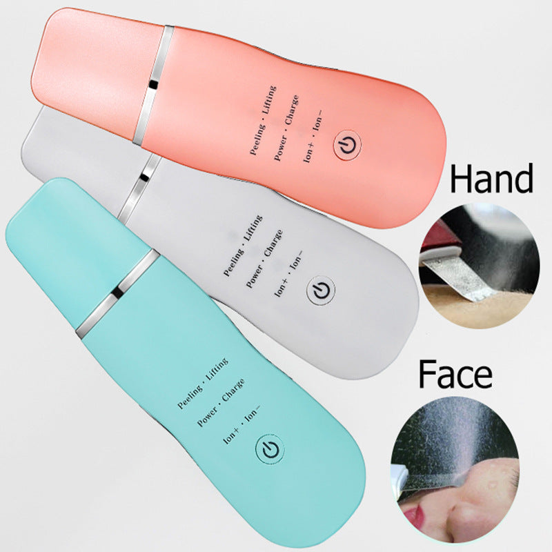 Ultrasonic Skin Scrubber - Deep Cleansing, Peeling, Lifting & Ion Infusion Facial Spatula(pink) - Image 4