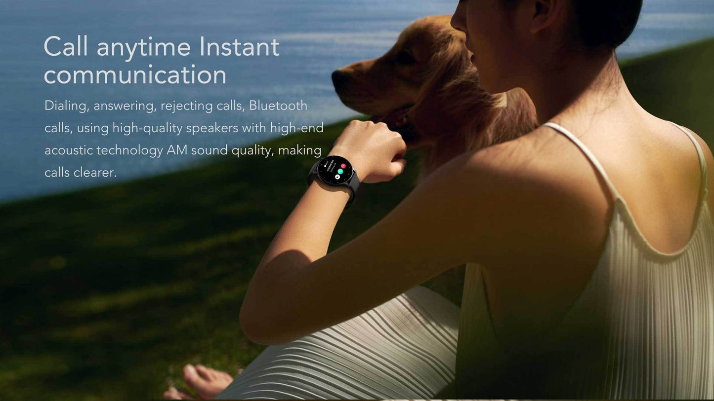Feature-Rich Smartwatch: 1.28 HD Display  Bluetooth Calling Extensive Sports Tracking (yellow)" - Image 4