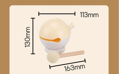 Portable rechargeable tapping control night light- 3-Level Dimmable Bedside Lamp(apricot) - Image 5