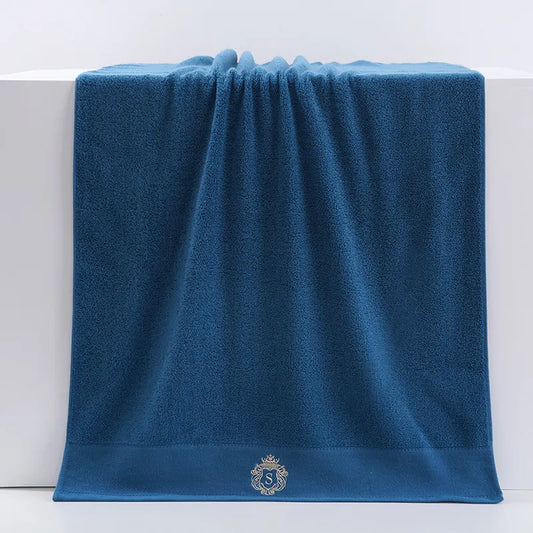 Premium Absorbent Cotton Towel Set - Soft Bath & Hand Towels with Double-Sided Plush(purple) - Image 2