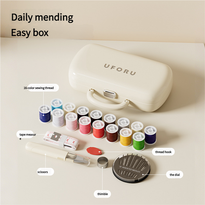 Complete Sewing Kit - Portable with Organized Compartments(green) - Image 2