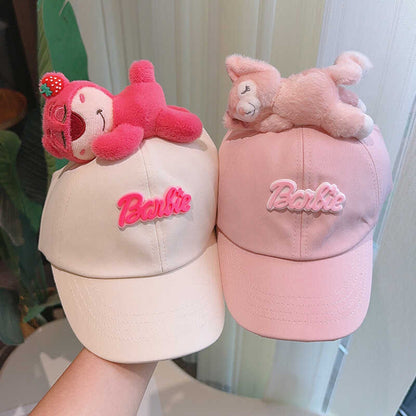 Cute Plush - Decorated Baseball Cap(white) - Image 2
