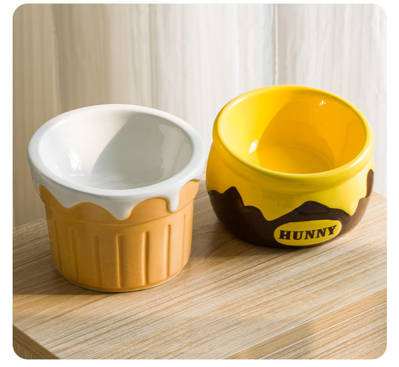Premium Elevated Pet Bowl with Ergonomic 15° Tilt & Large Capacity(Milk bowl) - Image 3