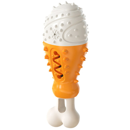 Multifunctional Dog Toy with Cooling, Dental Care & Floating Features(orange)