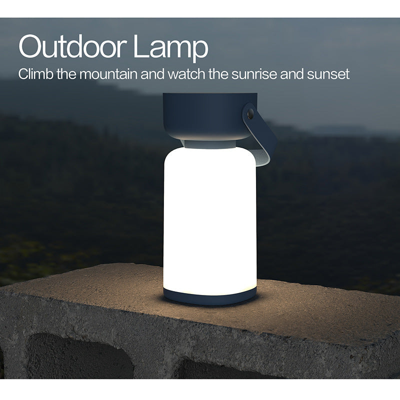 Portable LED Outdoor Camping Lantern - USB Rechargeable, 1200mAh Battery, Emergency Light(Brown) - Image 2