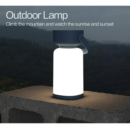 Portable LED Outdoor Camping Lantern - USB Rechargeable, 1200mAh Battery, Emergency Light(Brown) - Image 2