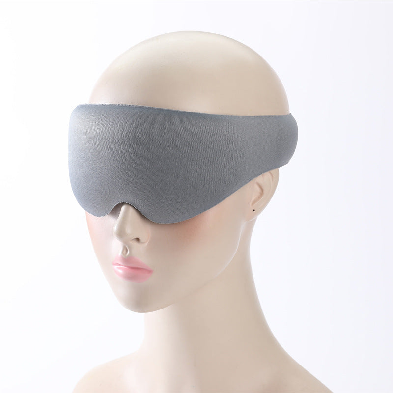2pcs 3D Contour Blackout Sleep Mask - Ergonomic Eye Mask, Provides Total Darkness and Comfortable Sleep, Adjustable Strap(black) - Image 3