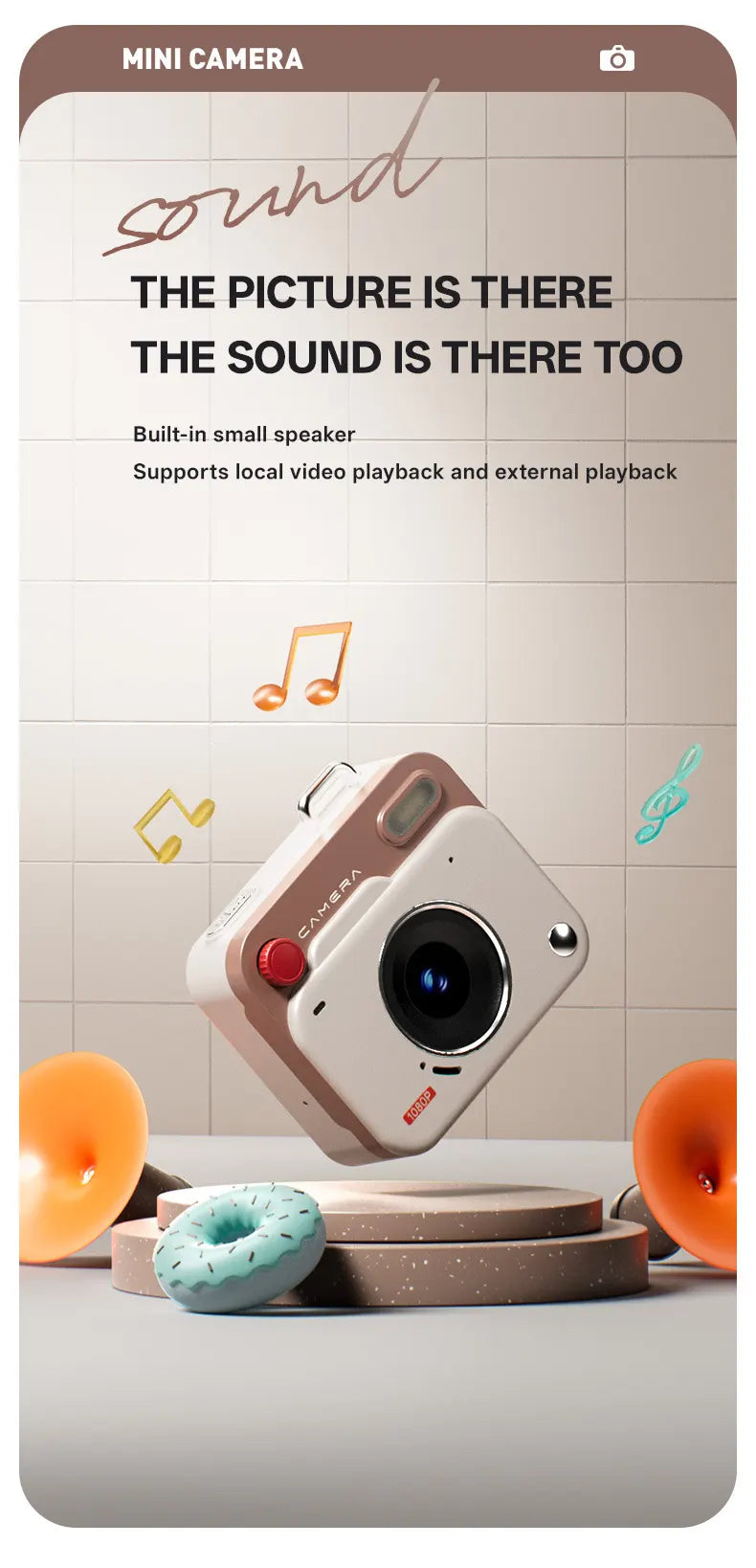 Mini Retro Keychain Camera - 48MP Photos, 1080P HD Video with Built-in Filters & Flash(green) - Image 7