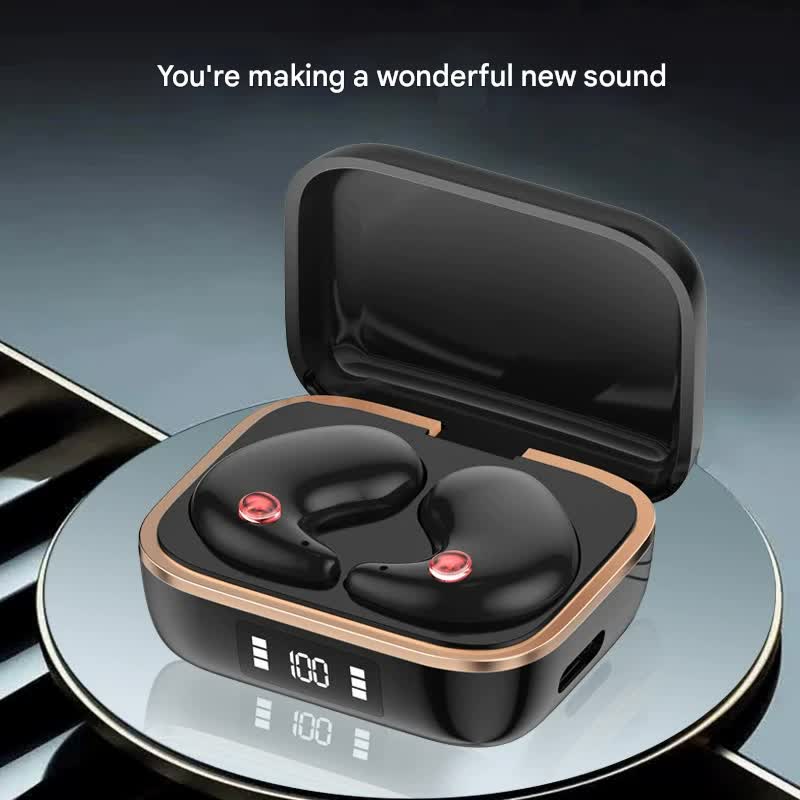 TWS Wireless Earbuds with Wireless Charging Case - Bluetooth 5.3, HiFi Audio, LED Display & Smart Touch Control(white) - Image 2