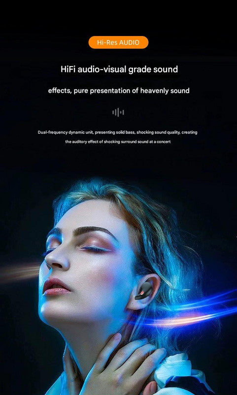 TWS Wireless Earbuds with Wireless Charging Case - Bluetooth 5.3, HiFi Audio, LED Display & Smart Touch Control(white) - Image 4