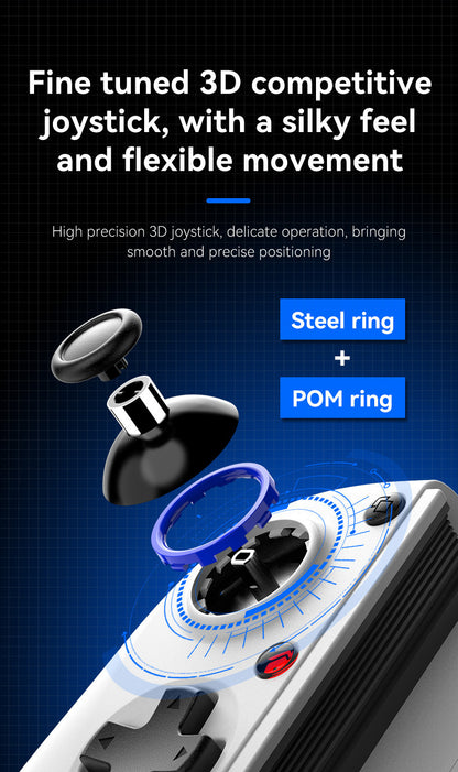 Multi-Platform Telescopic Gaming Controller - Hall Triggers, Esports 3D Joysticks & Macro Programming(white) - Image 6