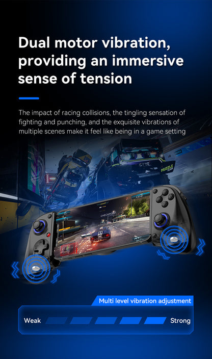 Multi-Platform Telescopic Gaming Controller - Hall Triggers, Esports 3D Joysticks & Macro Programming(white) - Image 8