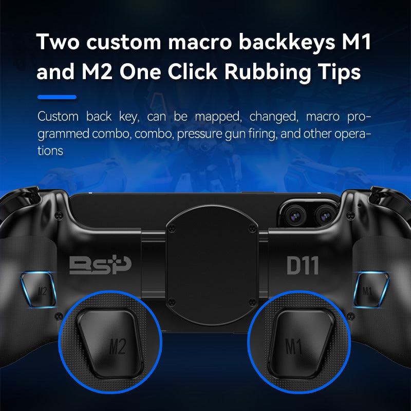 Multi-Platform Telescopic Gaming Controller - Hall Triggers, Esports 3D Joysticks & Macro Programming(black With radiator) - Image 5