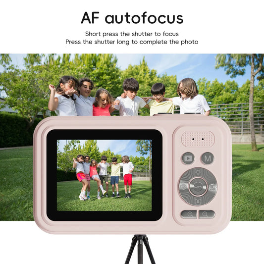 48MP Digital Camera with 16x Zoom & AF Autofocus - Full HD Vlogging Camera for Beginners & Kids(Green) - Image 2