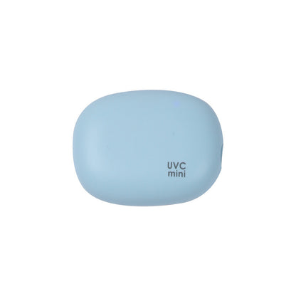 Portable UVC Toothbrush Sterilizer Case - 5-Minute Automatic Sanitizer, USB-C Rechargeable(blue)