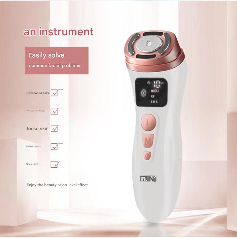 3-in-1 Facial Firming & Anti-Wrinkle Device with HIFU, RF & EMS Technology(White) - Image 3