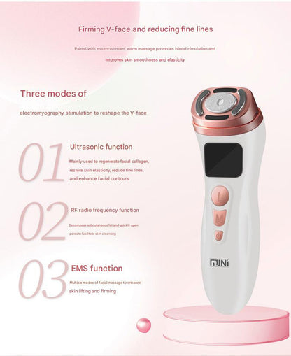 3-in-1 Facial Firming & Anti-Wrinkle Device with HIFU, RF & EMS Technology(White) - Image 5