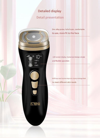 3-in-1 Facial Firming & Anti-Wrinkle Device with HIFU, RF & EMS Technology(black) - Image 6