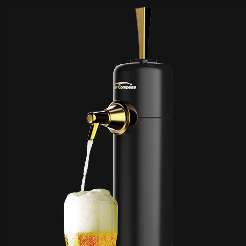 Ultrasonic Beer Foam Creator & Dispenser - Portable Tap for Canned & Bottled Beer with Cooling System(black) - Image 2