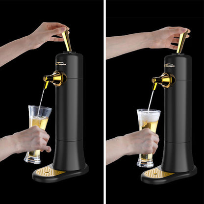Ultrasonic Beer Foam Creator & Dispenser - Portable Tap for Canned & Bottled Beer with Cooling System(black) - Image 4