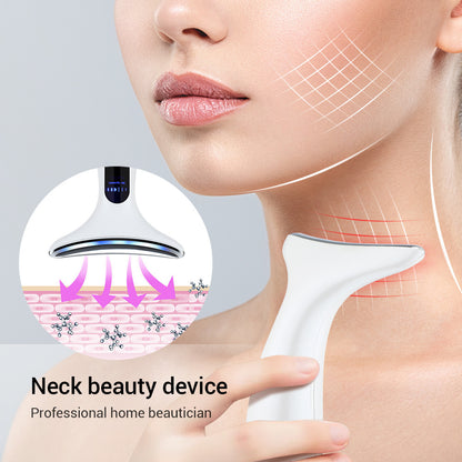 Multi-Function Neck & Face Beauty Device - 4-in-1 LED Light Therapy, EMS Lifting & Anti-Wrinkle Massager(Gradient) - Image 4