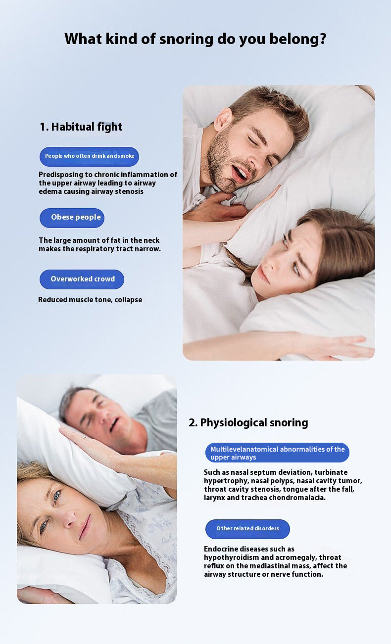 Smart Anti-Snoring Throat Massager - AI-Powered Vibration Sleep Aid, USB-C Rechargeable & Portable(black) - Image 8