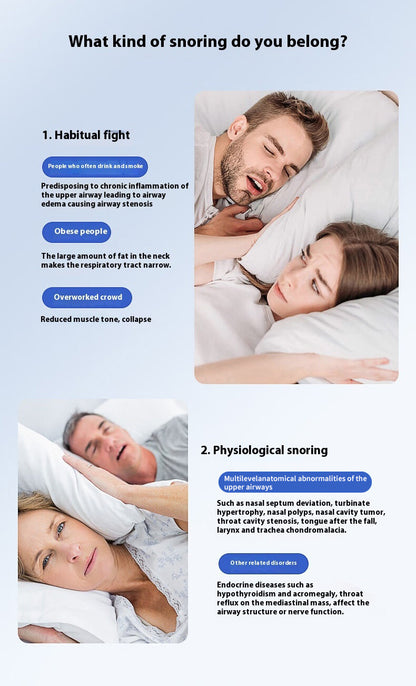 Smart Anti-Snoring Throat Massager - AI-Powered Vibration Sleep Aid, USB-C Rechargeable & Portable(black) - Image 8