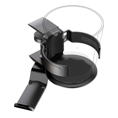 Two desktop clip-on cup holders and headphone hanger - adjustable, non-slip silicone, maximum load 15KG(silver) - Image 5