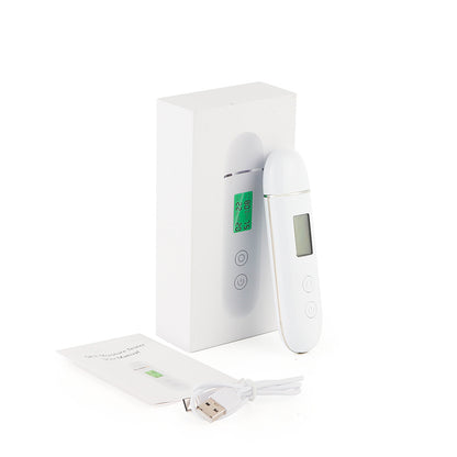 Smart Skin Analyzer with Multi-Function Detection - Measures Hydration, Oil, Elasticity, Skin Age & Fluorescent Agent Test(White) - Image 9