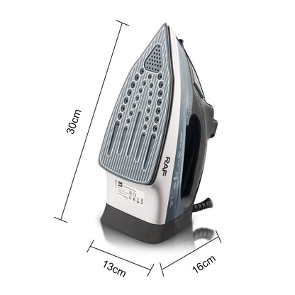 Powerful 2200W Electric Steam Iron with Ceramic Soleplate & Vertical Steam Function(blue) - Image 4