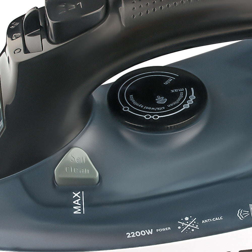 Powerful 2200W Electric Steam Iron with Ceramic Soleplate & Vertical Steam Function(blue) - Image 5