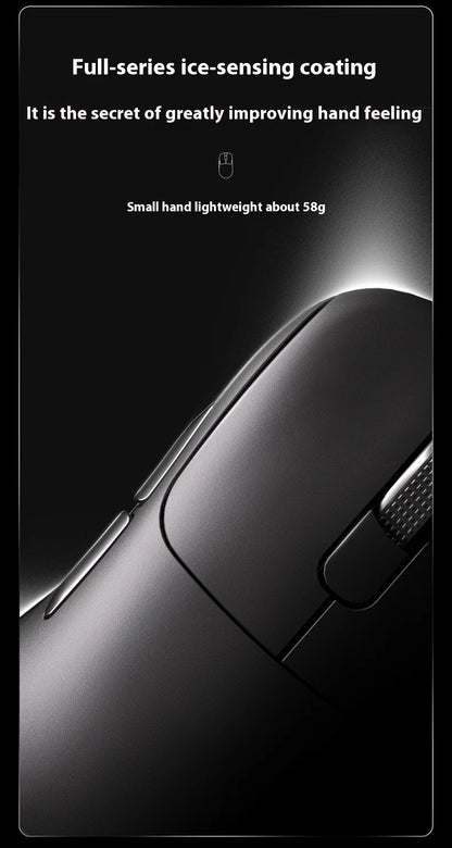 Tri-Mode Wireless Gaming Mouse with 8000Hz Polling Rate, PAW3950 Sensor & Magnetic Charging Dock(White) - Image 7