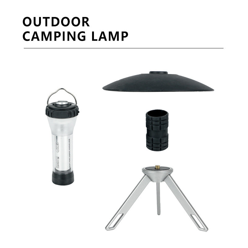 Portable Outdoor Camping Lantern with Tripod Stand, Soft Light Diffuser & USB-C Charging(blue) - Image 2