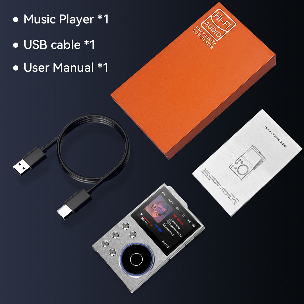Portable Hi-Res Digital Audio Player - DSD, Dual DAC, Bluetooth 5.0, Expandable Storage(Grey 16GB + 16GB) - Image 8